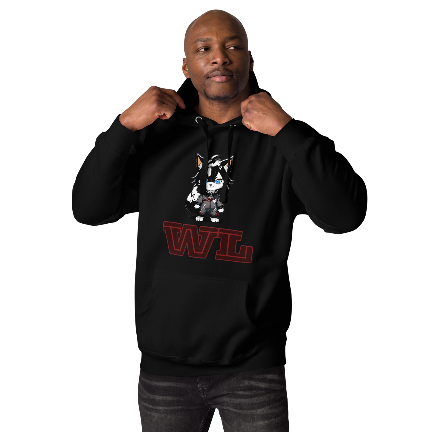 Men's Hoodie Wolf-Lux