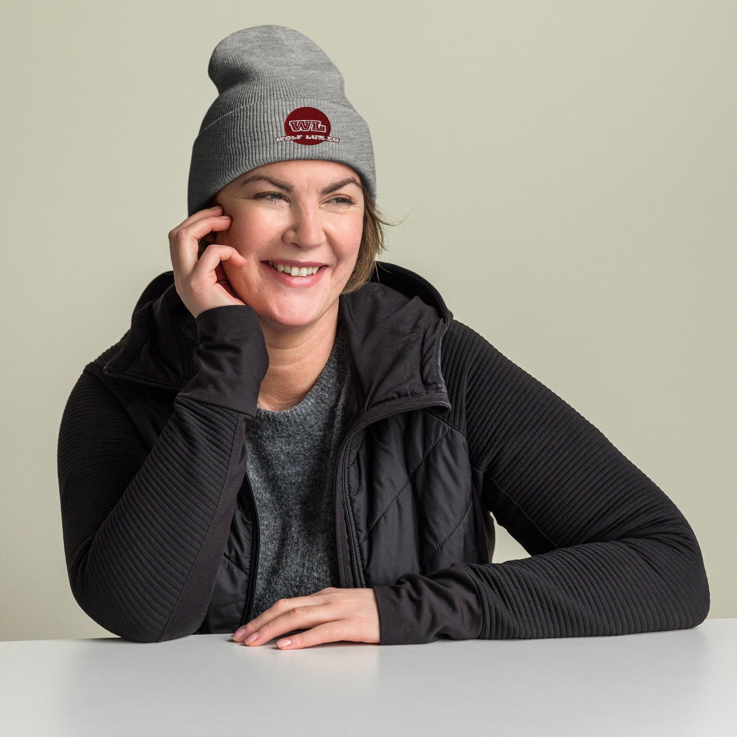 Cuffed Beanie - Wolf - Lux - Wolf - Lux - Wolf - Lux