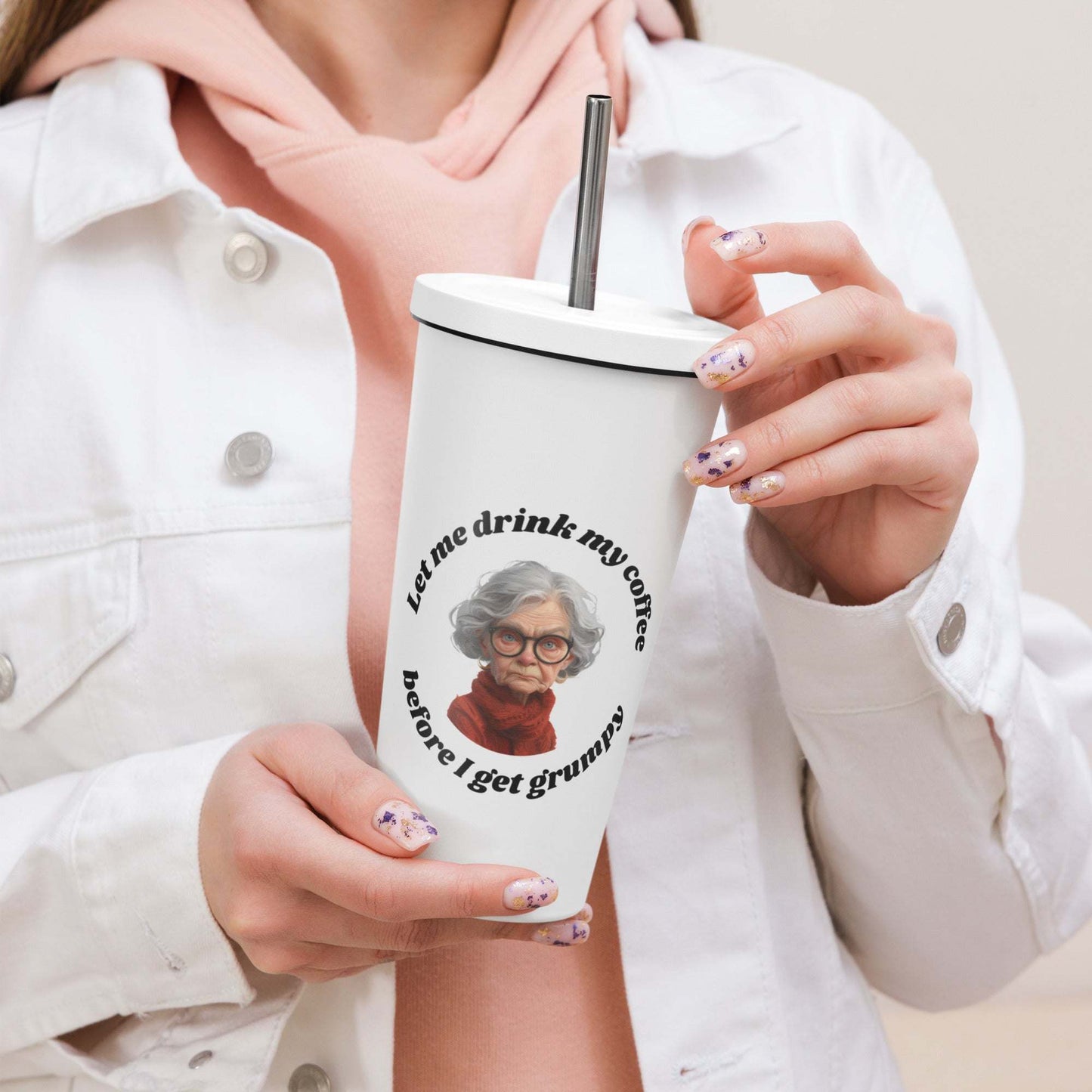 Let me drink my coffee before I get grumpy - Wolf - Lux - Wolf - Lux - Wolf - Lux