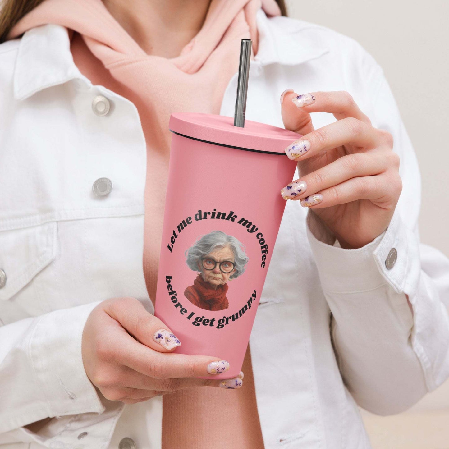 Let me drink my coffee before I get grumpy - Wolf - Lux - Wolf - Lux - Wolf - Lux