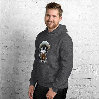 Men Hoodie Baker - Wolf - Lux - Wolf - Lux - Wolf - Lux