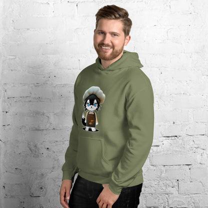 Men Hoodie Baker - Wolf - Lux - Wolf - Lux - Wolf - Lux