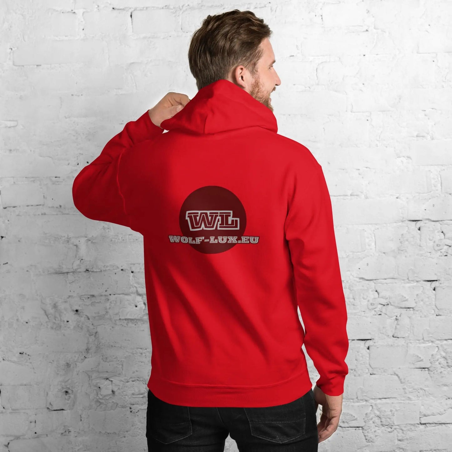 Men Hoodie Baker - Wolf - Lux - Wolf - Lux - Wolf - Lux
