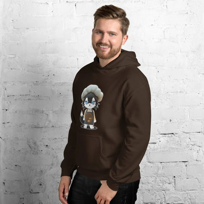 Men Hoodie Baker - Wolf - Lux - Wolf - Lux - Wolf - Lux