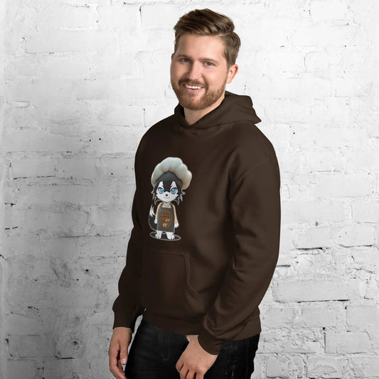 Men Hoodie Baker - Wolf - Lux - Wolf - Lux - Wolf - Lux