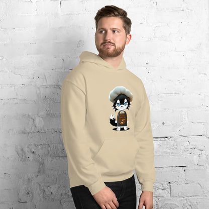 Men Hoodie Baker - Wolf - Lux - Wolf - Lux - Wolf - Lux