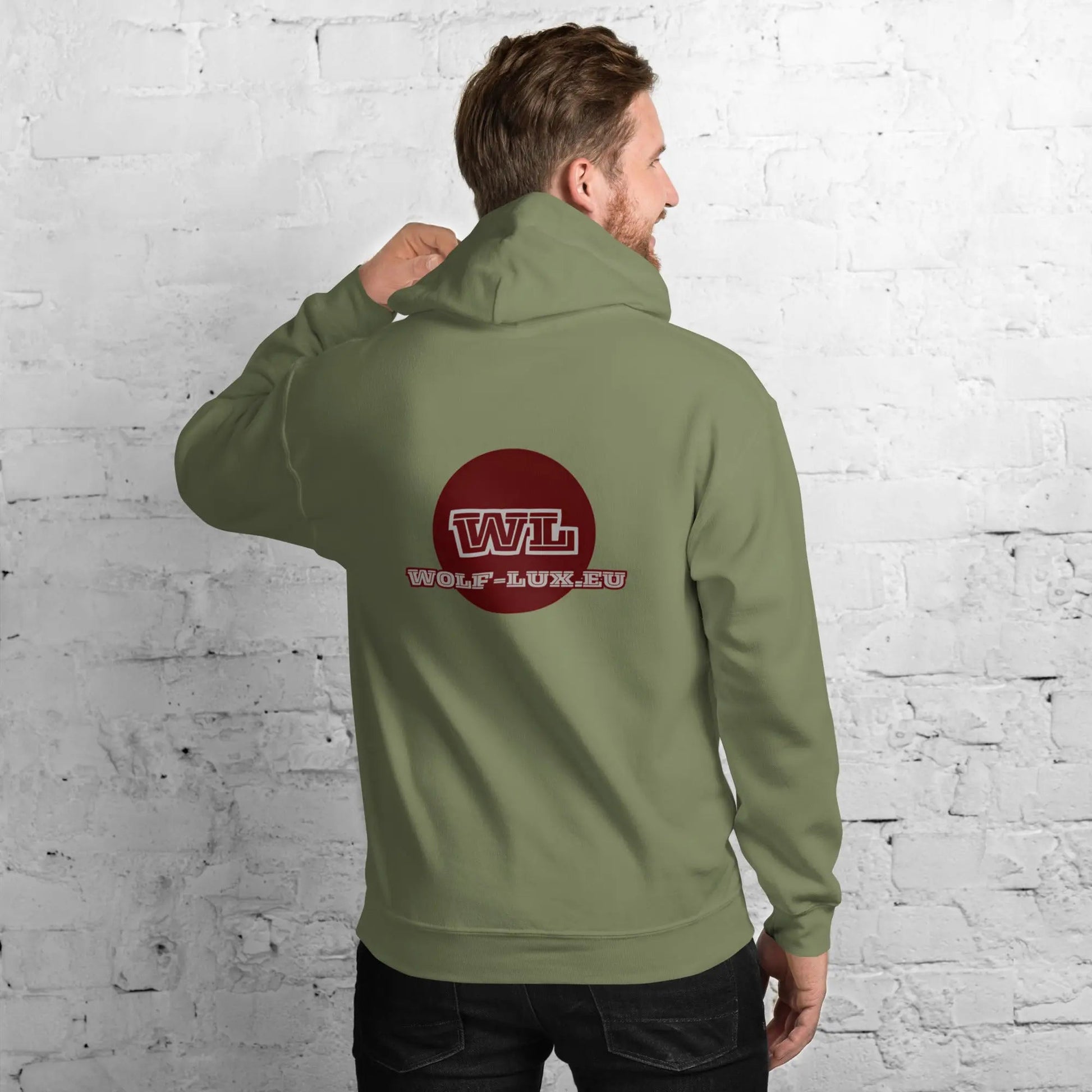 Men Hoodie Baker - Wolf - Lux - Wolf - Lux - Wolf - Lux