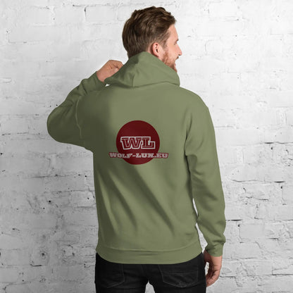 Men Hoodie Baker - Wolf - Lux - Wolf - Lux - Wolf - Lux