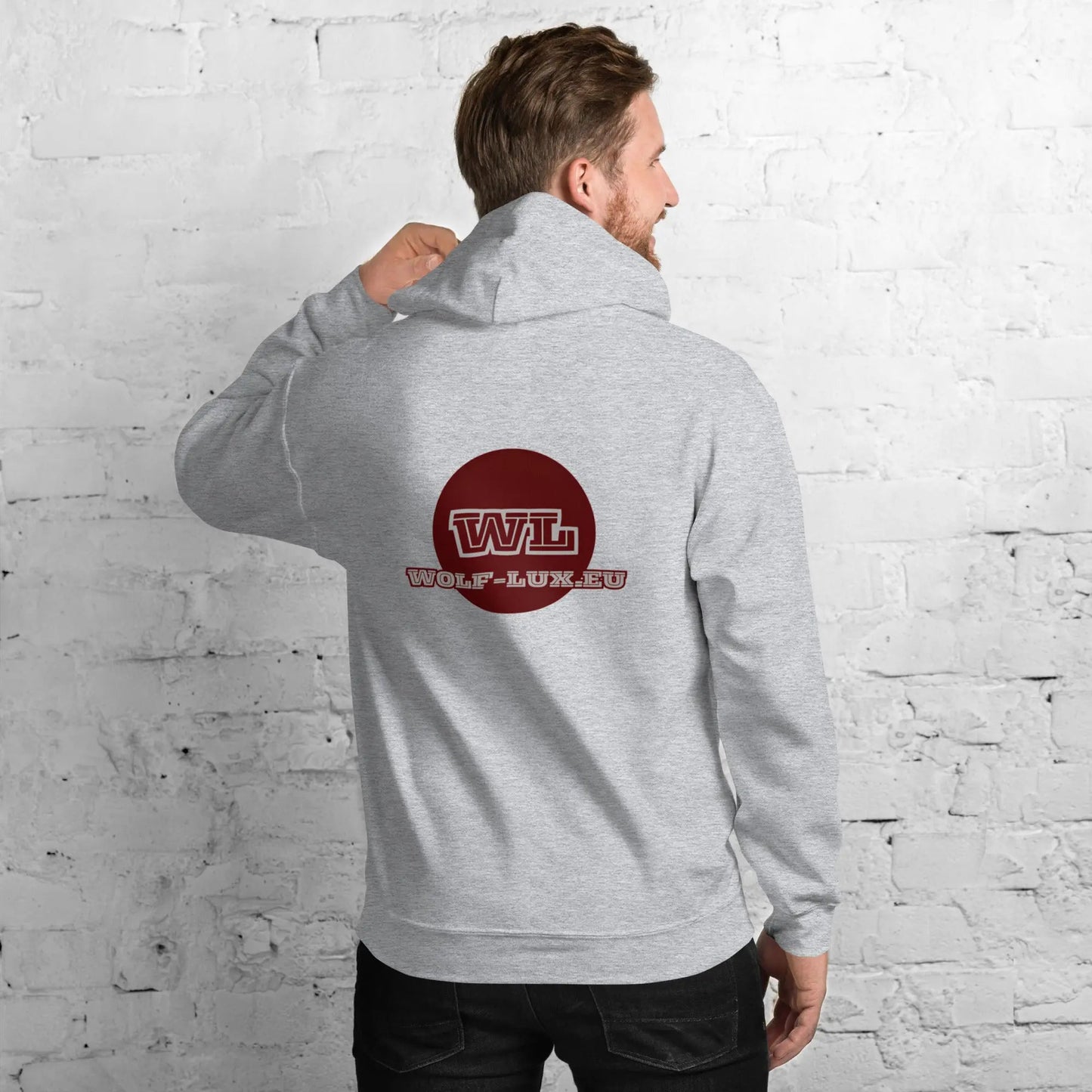 Men Hoodie Baker - Wolf - Lux - Wolf - Lux - Wolf - Lux