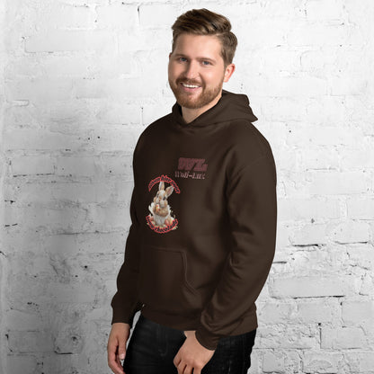 Men Hoodie chocolate dutch - Wolf - Lux - Wolf - Lux - Wolf - Lux