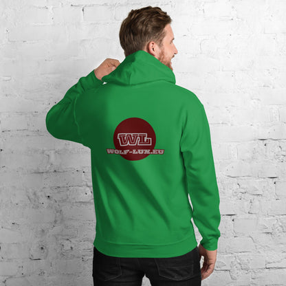 Men Hoodie chocolate dutch - Wolf - Lux - Wolf - Lux - Wolf - Lux
