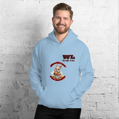 Men Hoodie chocolate dutch - Wolf - Lux - Wolf - Lux - Wolf - Lux