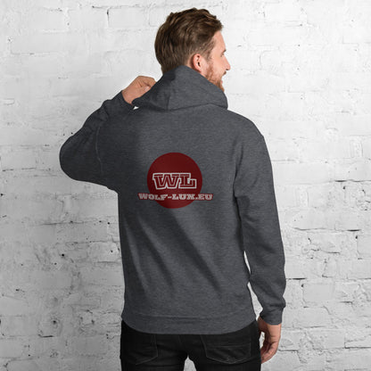 Men Hoodie Chocolate French - Wolf - Lux - Wolf - Lux - Wolf - Lux
