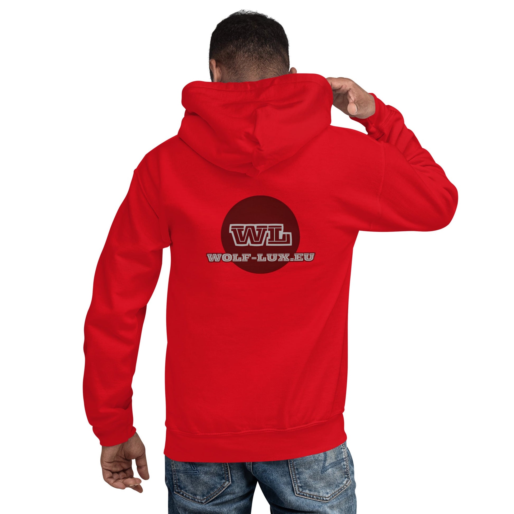 Men Hoodie Classic French - Wolf - Lux - Wolf - Lux - Wolf - Lux