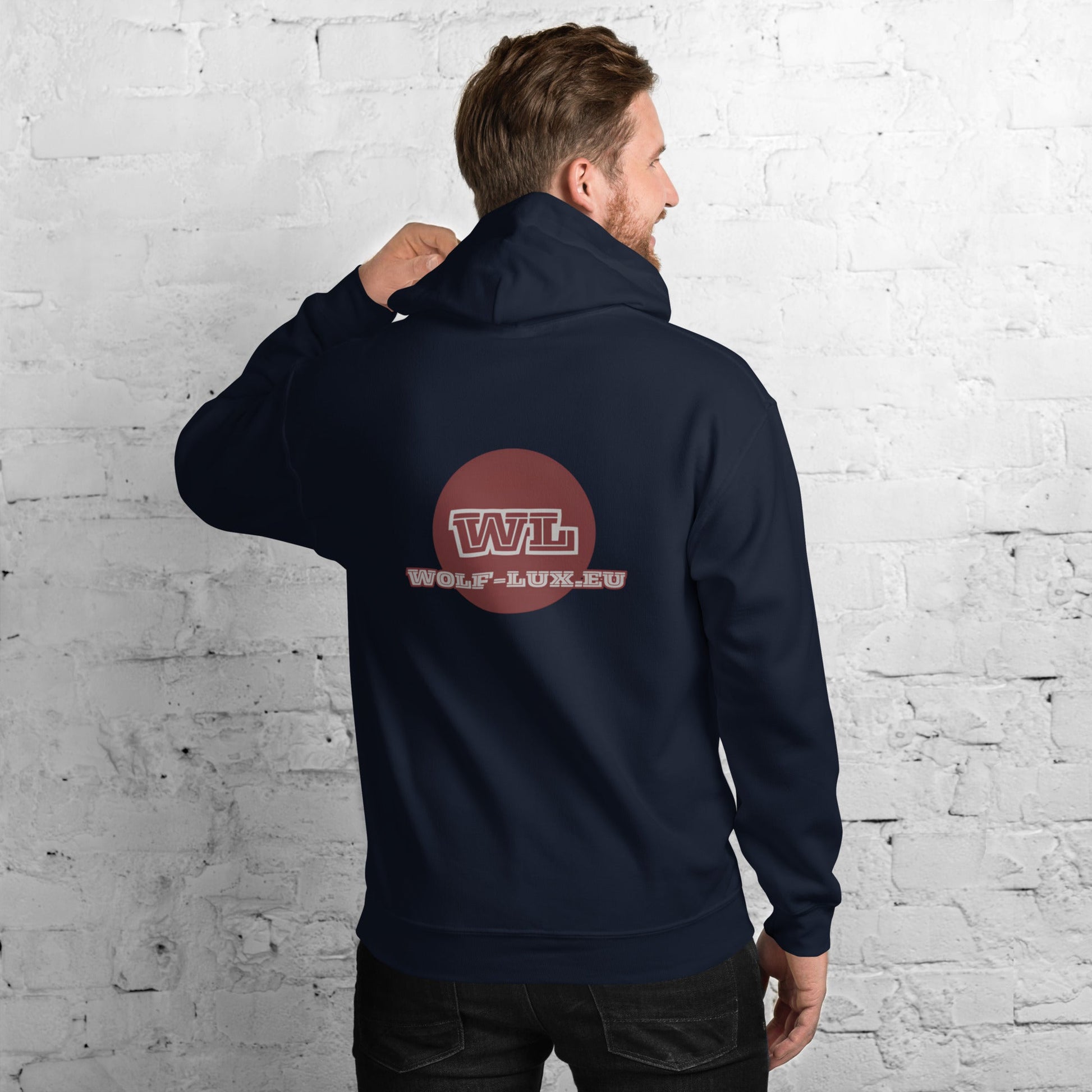 Men Hoodie Coffee Dutch - Wolf - Lux - Wolf - Lux - Wolf - Lux