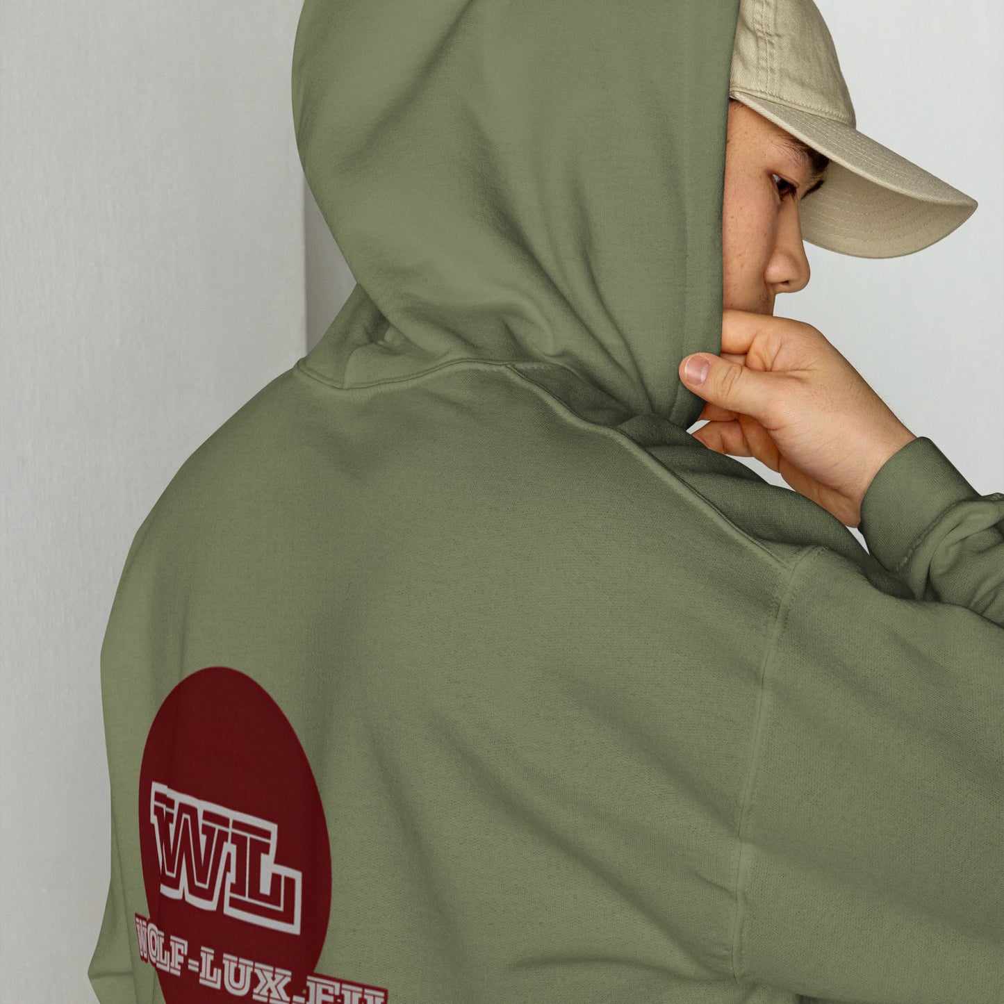 Men Hoodie Coffee English - Wolf - Lux - Wolf - Lux - Wolf - Lux