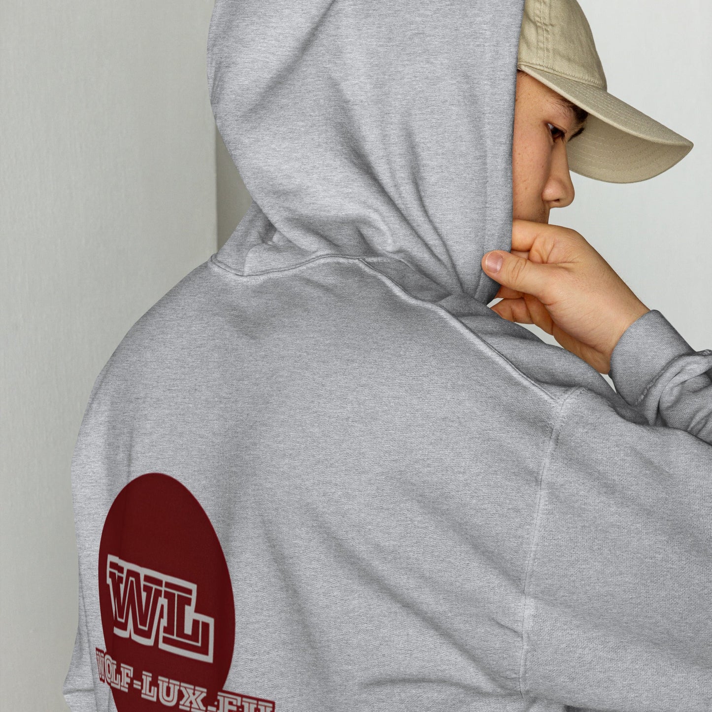 Men Hoodie Coffee English - Wolf - Lux - Wolf - Lux - Wolf - Lux