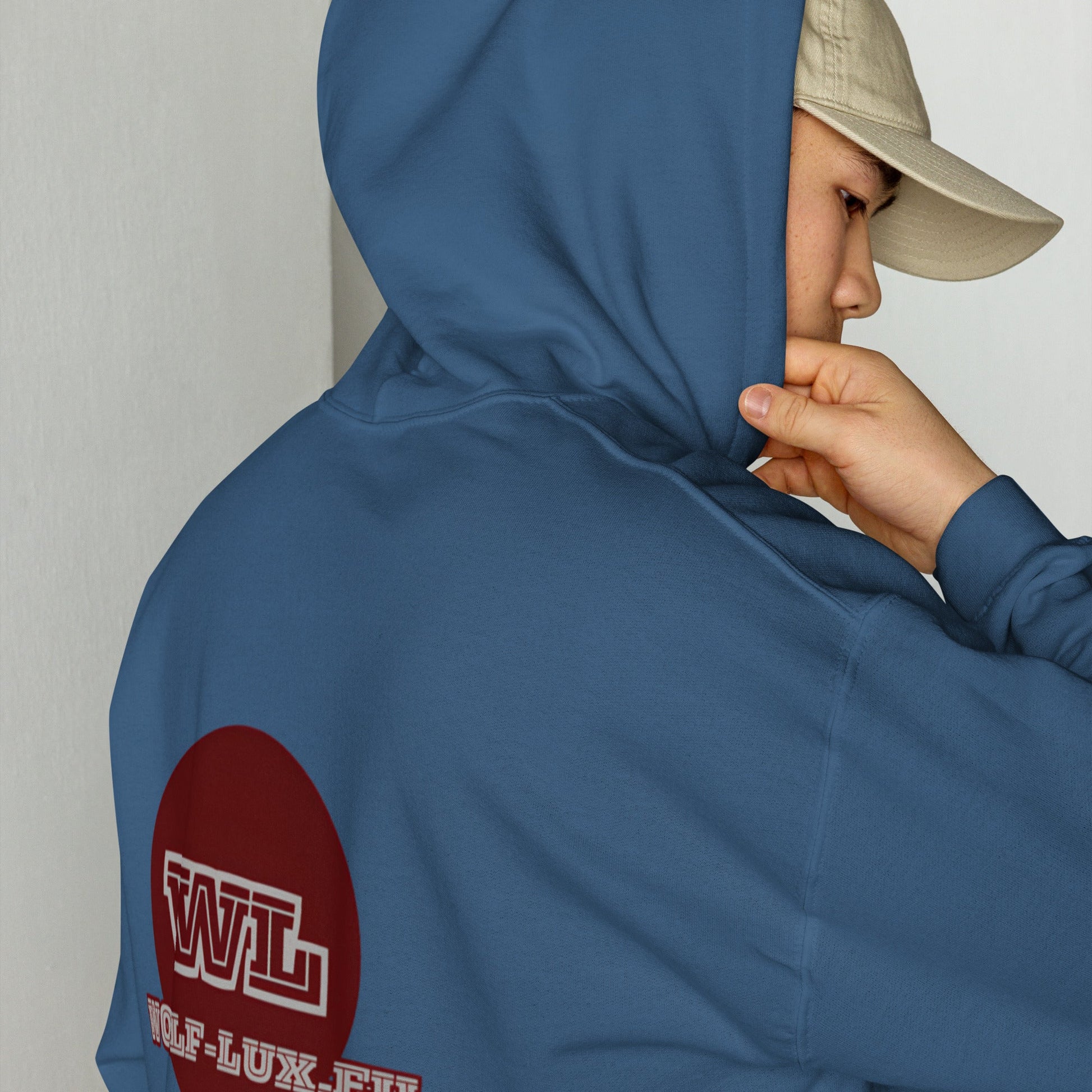 Men Hoodie Coffee English - Wolf - Lux - Wolf - Lux - Wolf - Lux