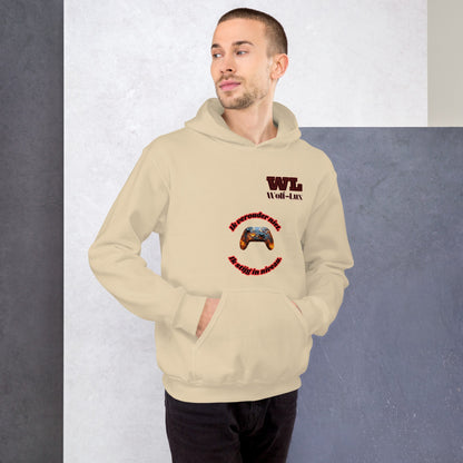 Men Hoodie Level up Dutch - Wolf - Lux - Wolf - Lux - Wolf - Lux