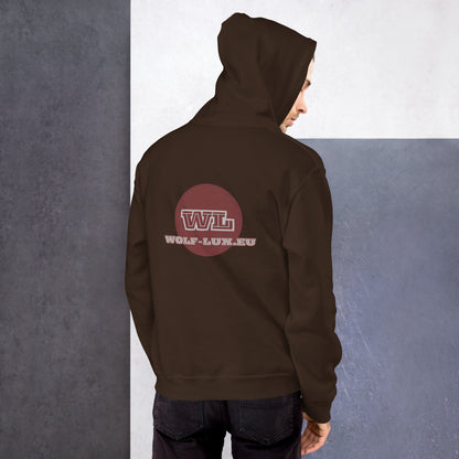 Men Hoodie Level up Dutch - Wolf - Lux - Wolf - Lux - Wolf - Lux