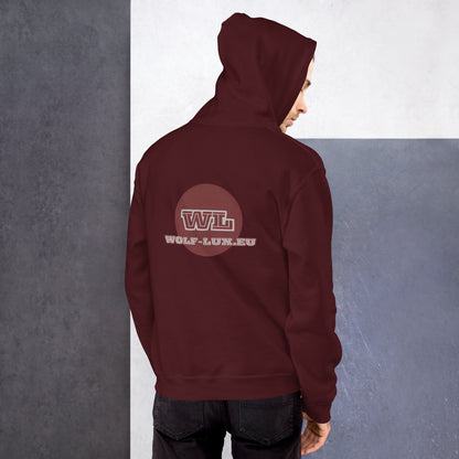 Men Hoodie Level up Dutch - Wolf - Lux - Wolf - Lux - Wolf - Lux