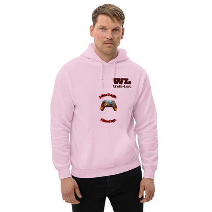 Men Hoodie Level up English - Wolf - Lux - Wolf - Lux - Wolf - Lux