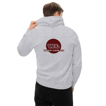 Men Hoodie Level up French - Wolf - Lux - Wolf - Lux - Wolf - Lux