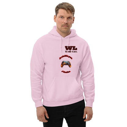 Men Hoodie Level up French - Wolf - Lux - Wolf - Lux - Wolf - Lux