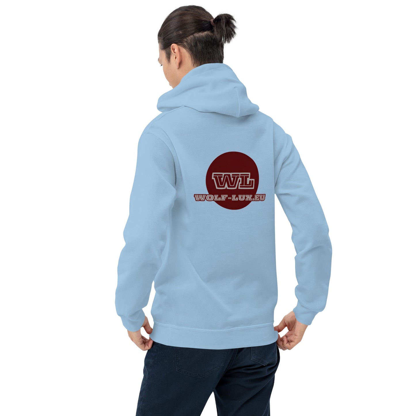 Men Hoodie Monday English - Wolf - Lux - Wolf - Lux - Wolf - Lux