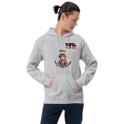 Men Hoodie Monday English - Wolf - Lux - Wolf - Lux - Wolf - Lux