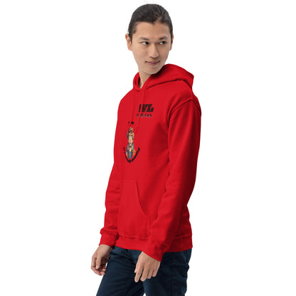 Men Hoodie Monday English - Wolf - Lux - Wolf - Lux - Wolf - Lux