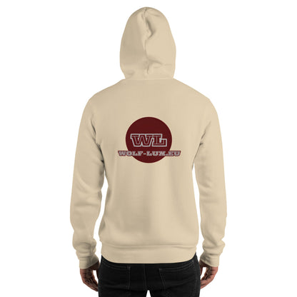 Men Hoodie Ninja English - Wolf - Lux - Wolf - Lux - Wolf - Lux
