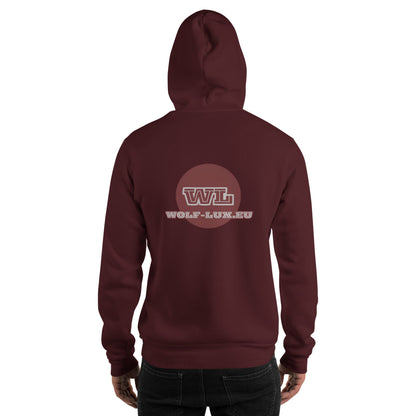 Men Hoodie Ninja English - Wolf - Lux - Wolf - Lux - Wolf - Lux