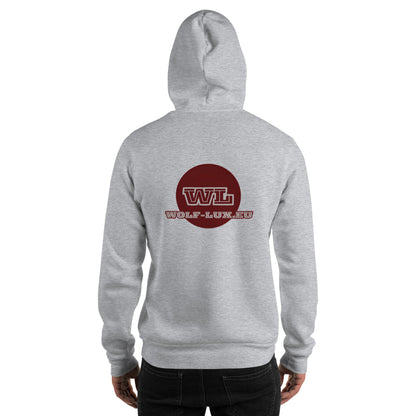 Men Hoodie Ninja English - Wolf - Lux - Wolf - Lux - Wolf - Lux