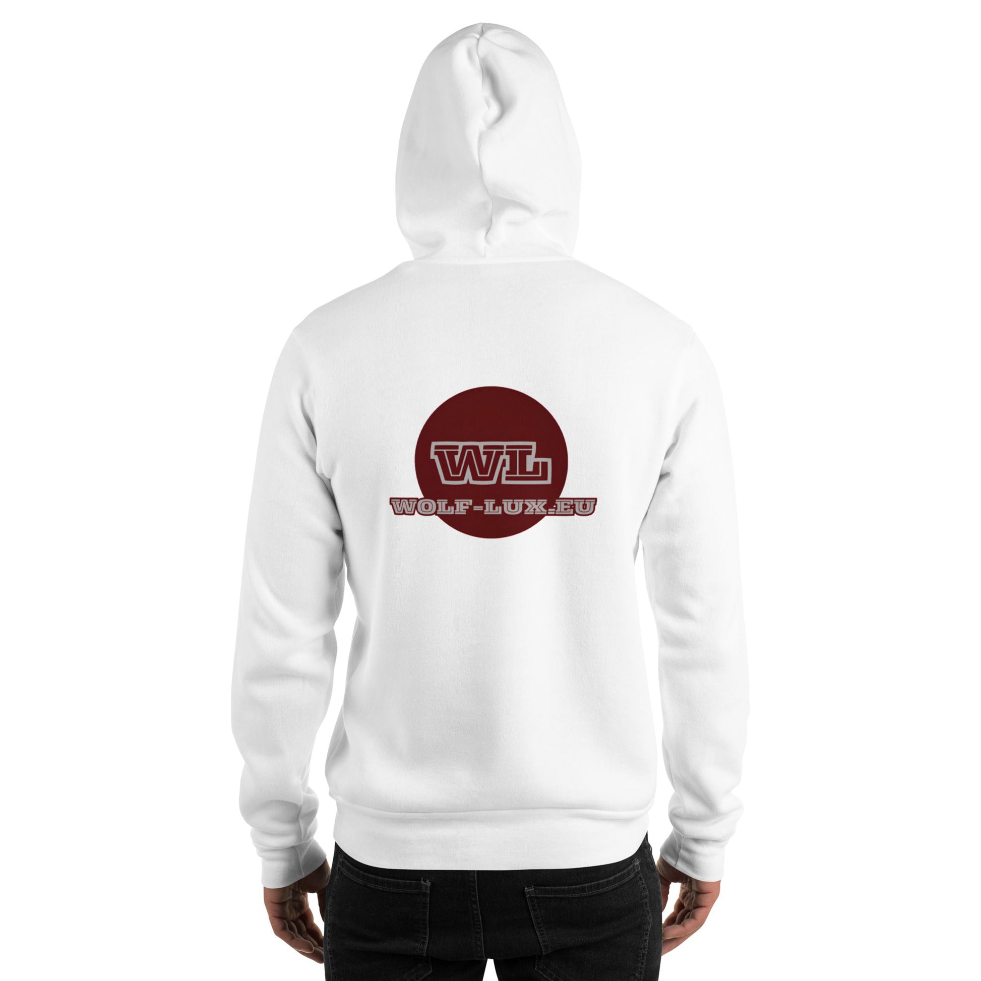 Men Hoodie Ninja English - Wolf - Lux - Wolf - Lux - Wolf - Lux