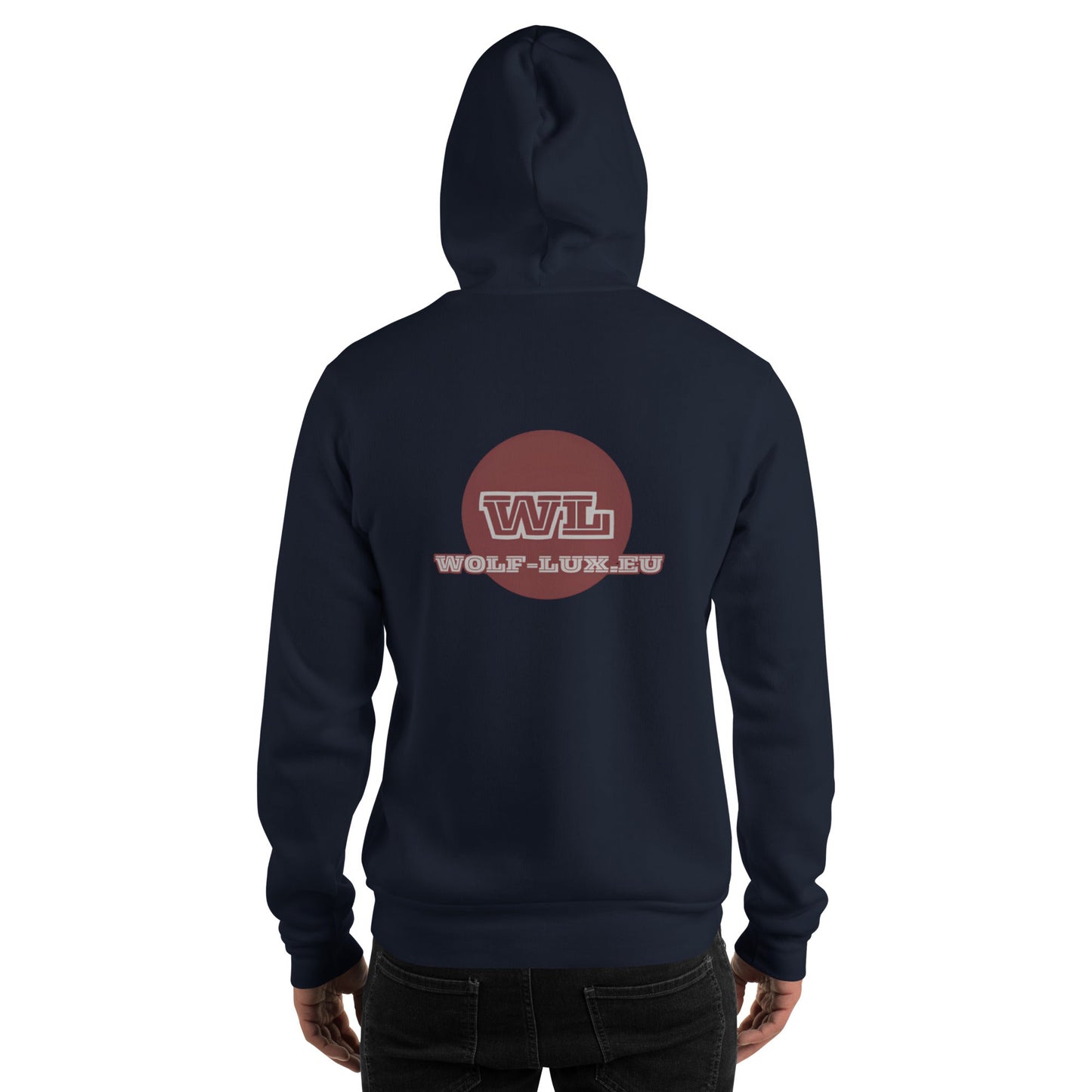 Men Hoodie Ninja English - Wolf - Lux - Wolf - Lux - Wolf - Lux