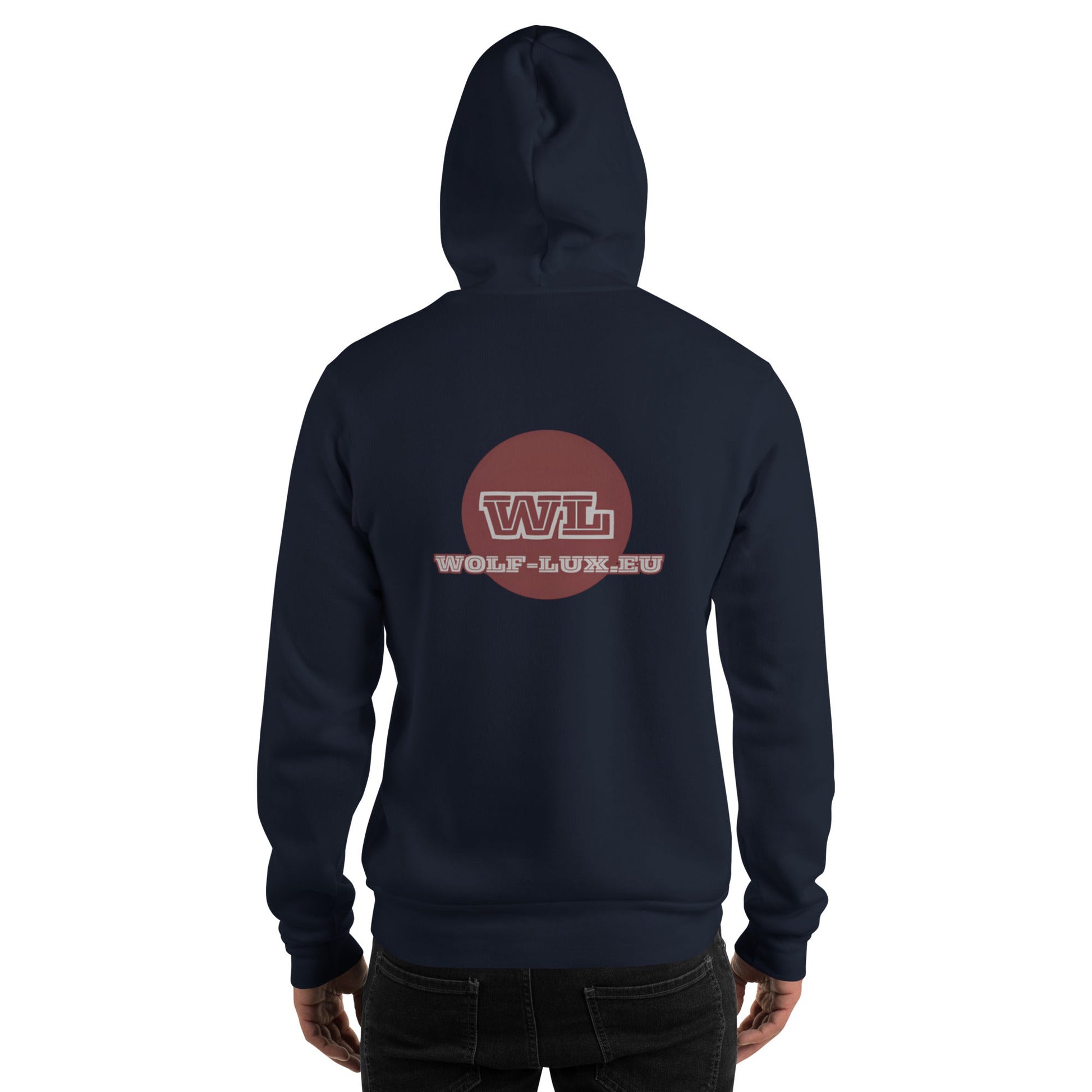 Men Hoodie Ninja English - Wolf - Lux - Wolf - Lux - Wolf - Lux