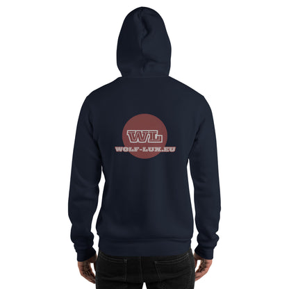 Men Hoodie Ninja English - Wolf - Lux - Wolf - Lux - Wolf - Lux