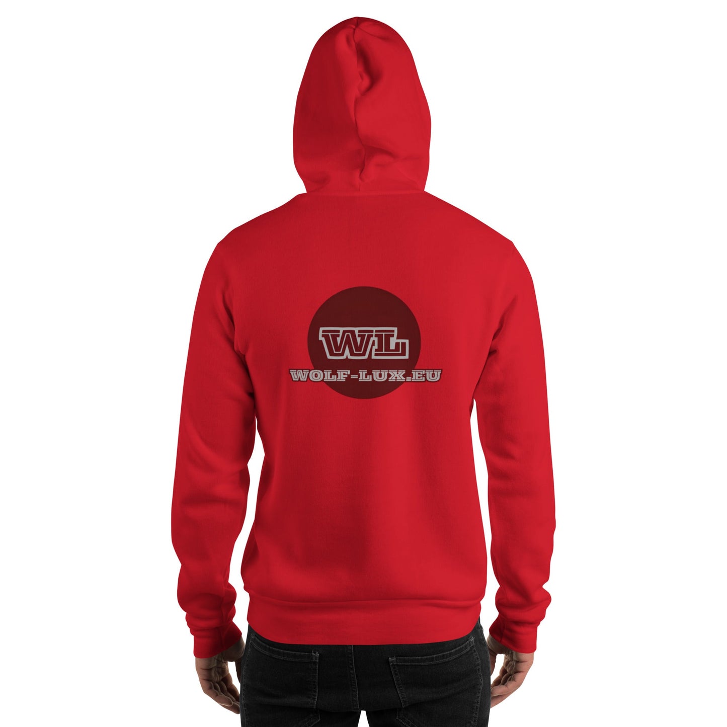 Men Hoodie Ninja English - Wolf - Lux - Wolf - Lux - Wolf - Lux