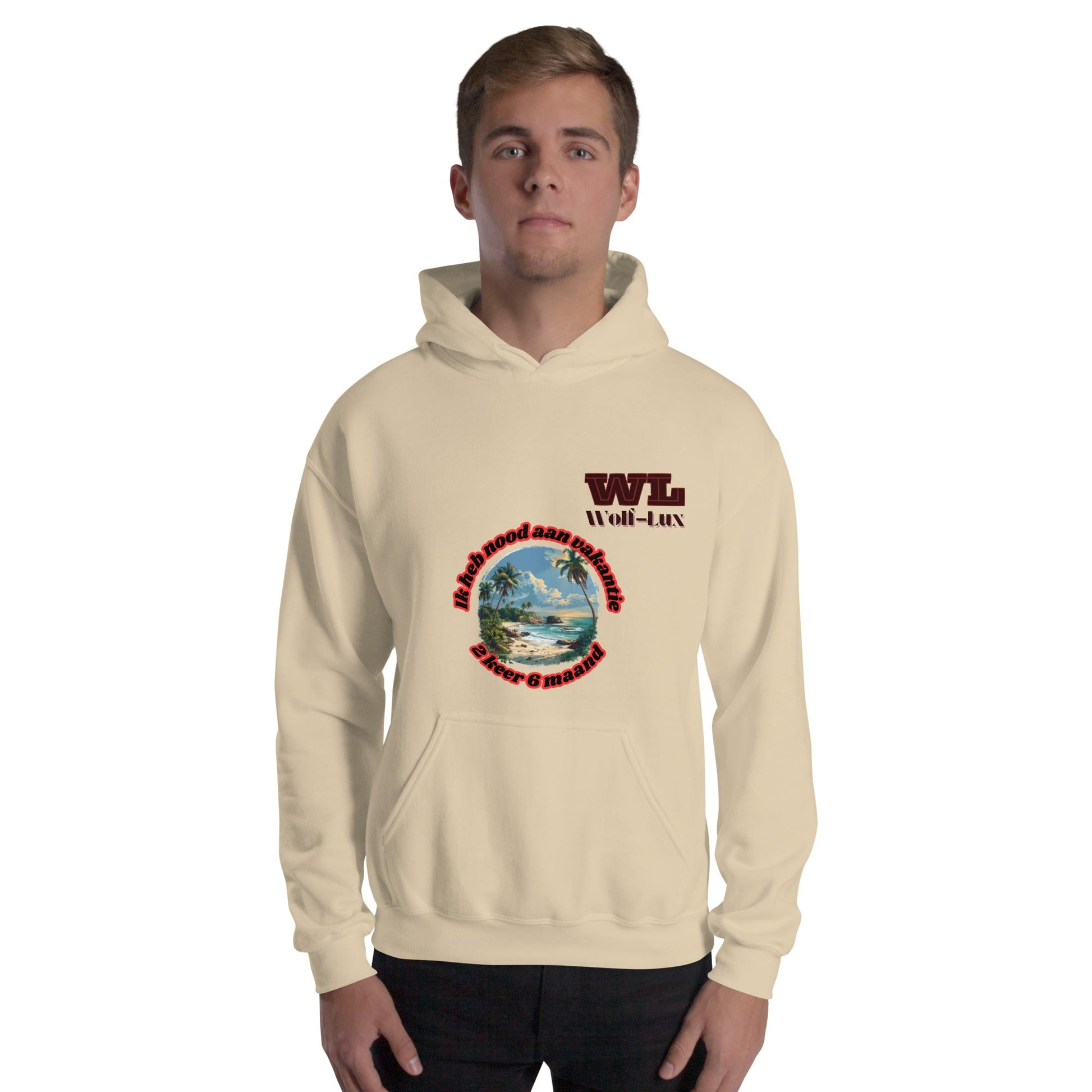Men Hoodie Vacation dutch - Wolf - Lux - Wolf - Lux - Wolf - Lux