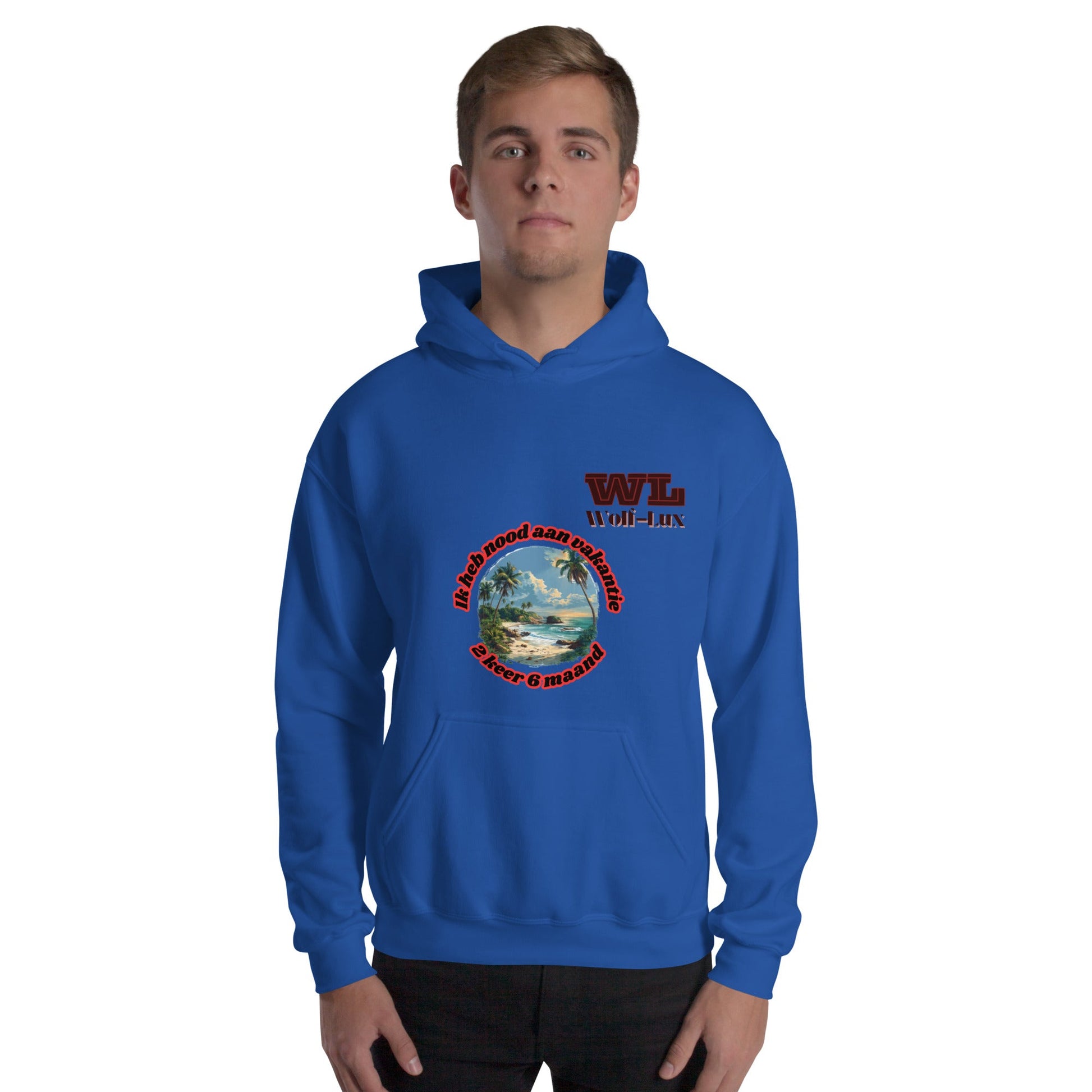 Men Hoodie Vacation dutch - Wolf - Lux - Wolf - Lux - Wolf - Lux