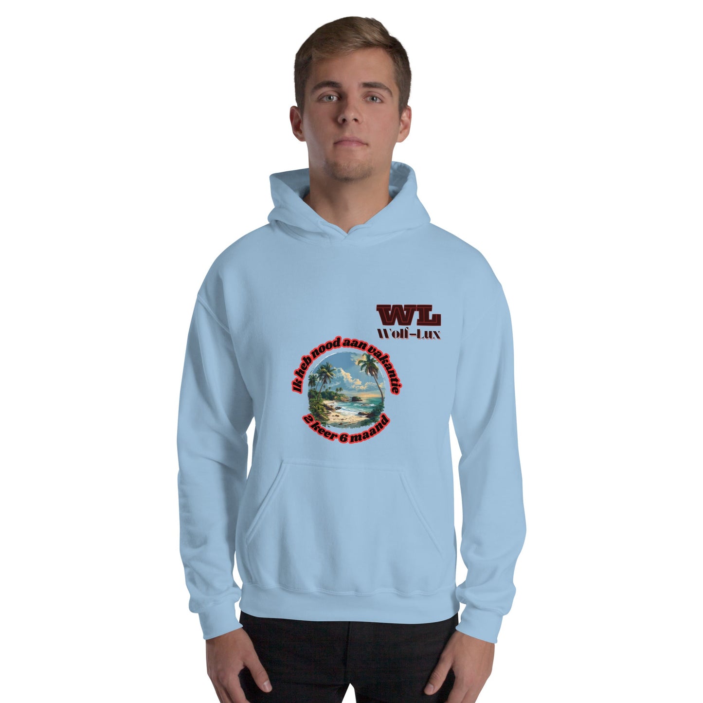 Men Hoodie Vacation dutch - Wolf - Lux - Wolf - Lux - Wolf - Lux