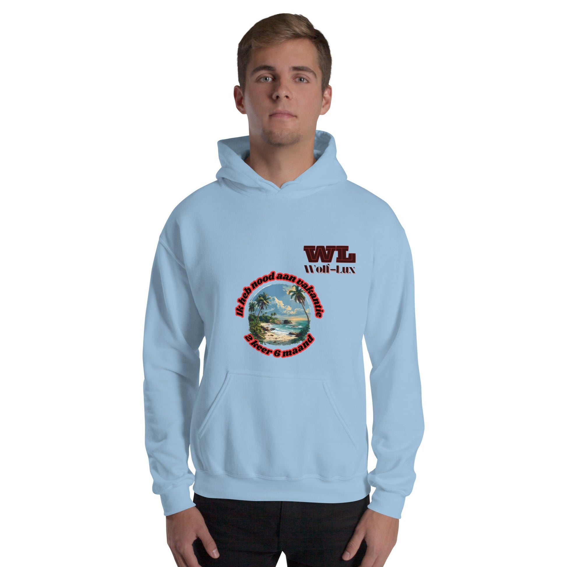 Men Hoodie Vacation dutch - Wolf - Lux - Wolf - Lux - Wolf - Lux