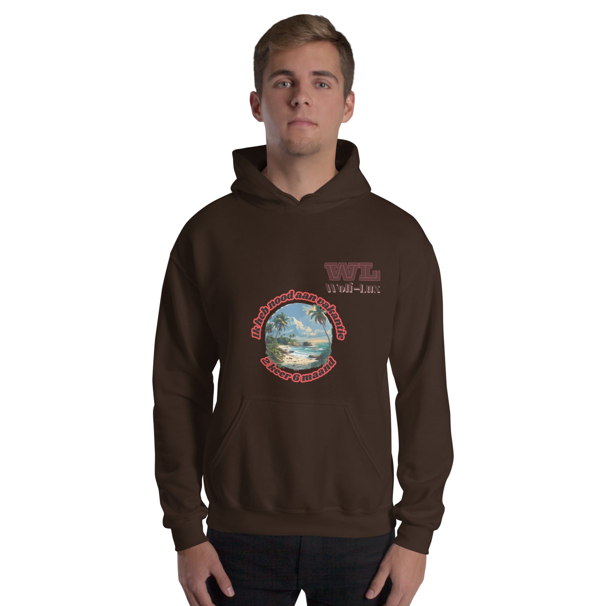 Men Hoodie Vacation dutch - Wolf - Lux - Wolf - Lux - Wolf - Lux