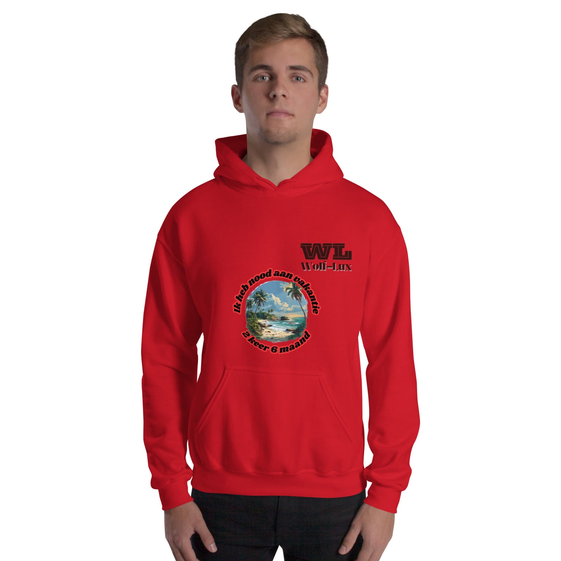 Men Hoodie Vacation dutch - Wolf - Lux - Wolf - Lux - Wolf - Lux