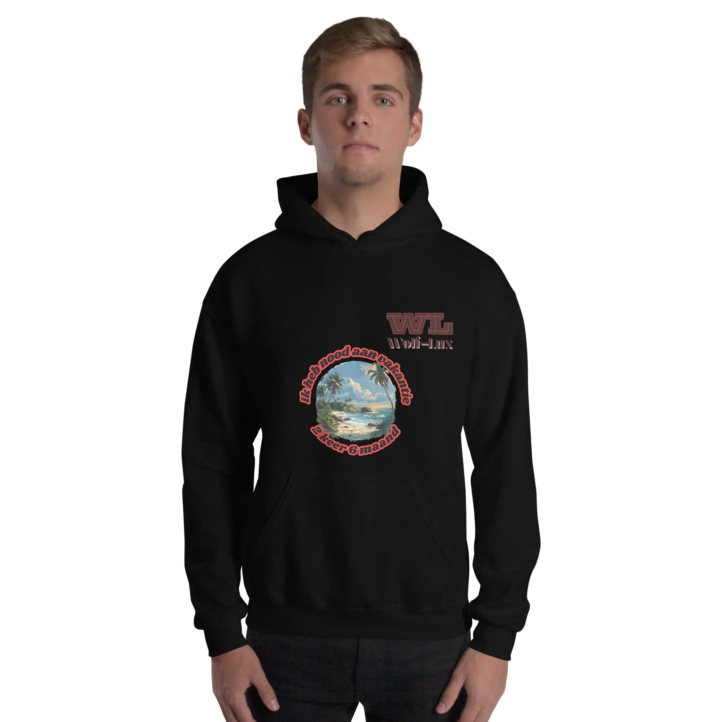 Men Hoodie Vacation dutch - Wolf - Lux - Wolf - Lux - Wolf - Lux