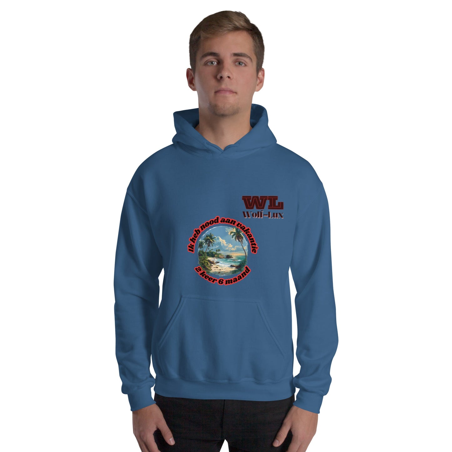 Men Hoodie Vacation dutch - Wolf - Lux - Wolf - Lux - Wolf - Lux