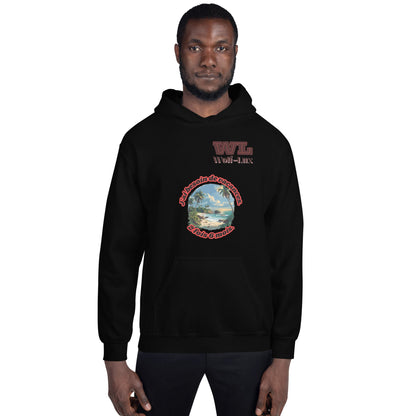 Men Hoodie Vacation French - Wolf - Lux - Wolf - Lux - Wolf - Lux