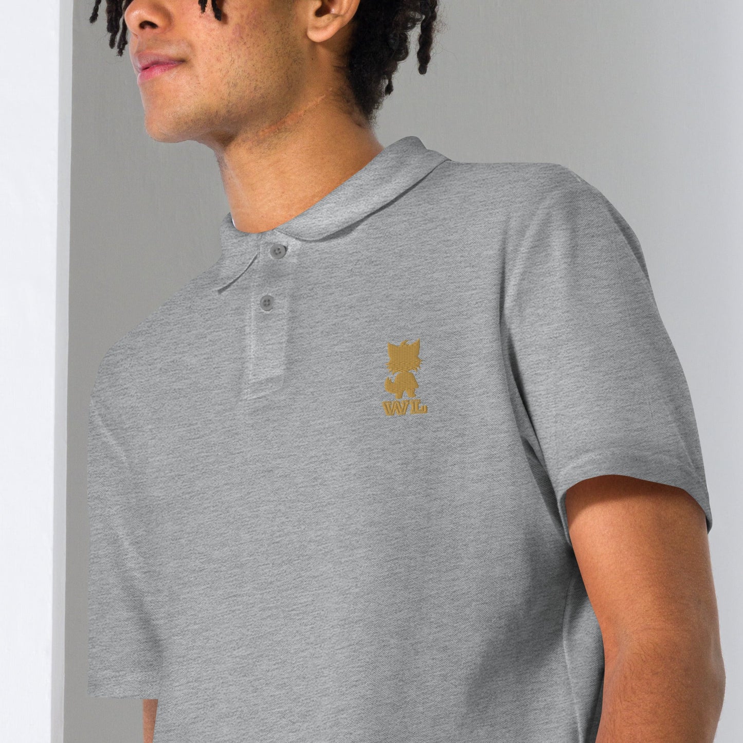Men premium polo shirt - Wolf - Lux - Wolf - Lux - The Premium