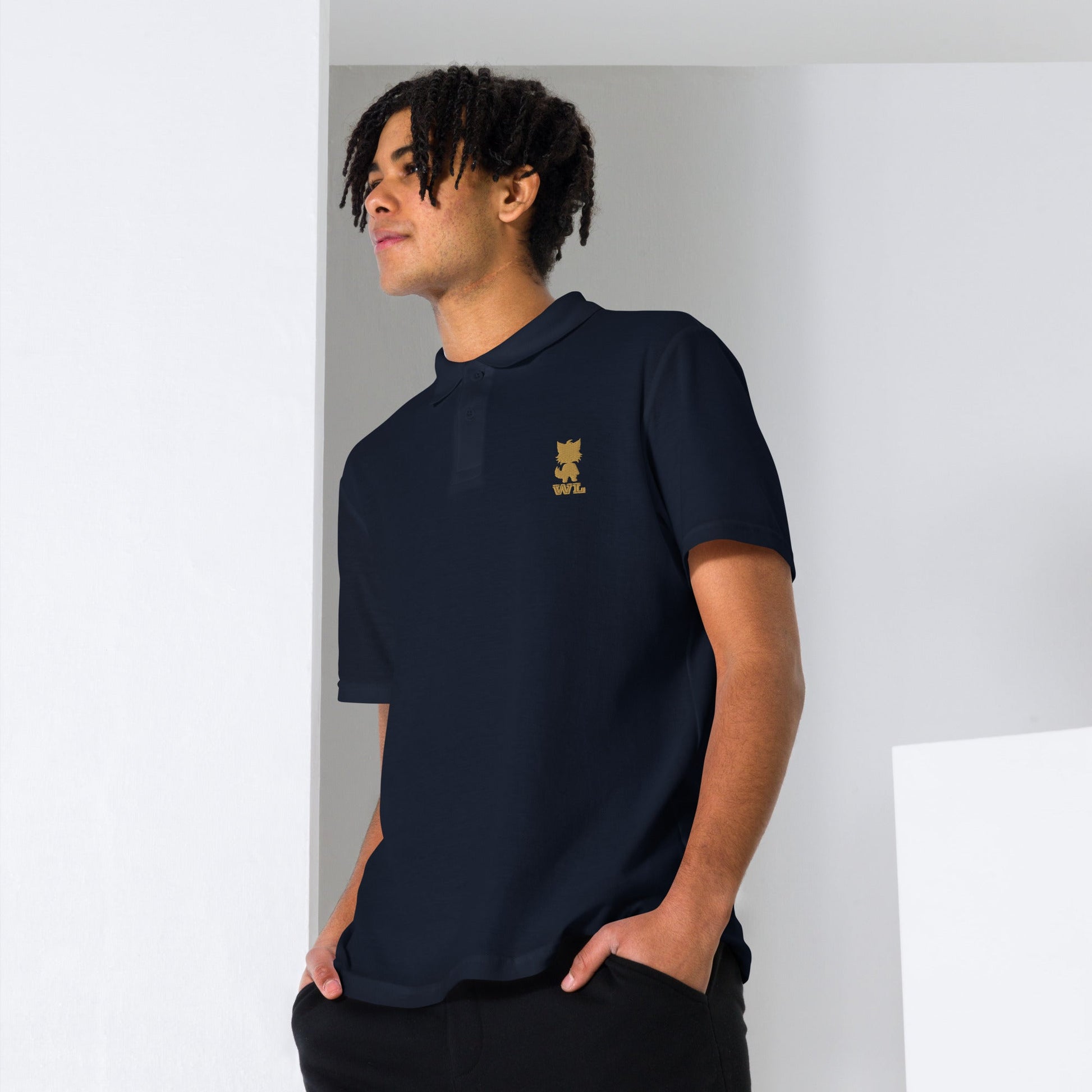 Men premium polo shirt - Wolf - Lux - Wolf - Lux - The Premium